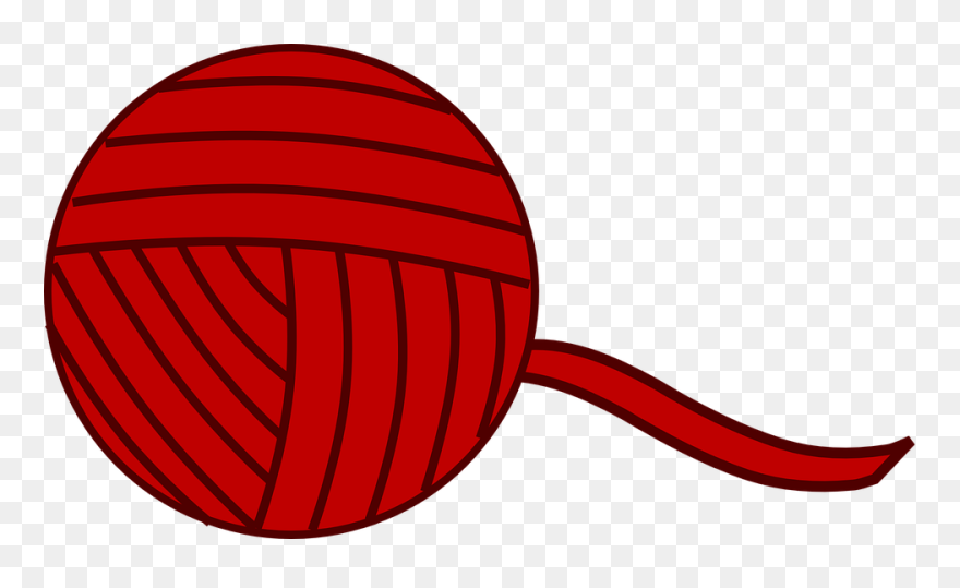Transparent Yarn Clipart Png - Cartoon Yarn Ball