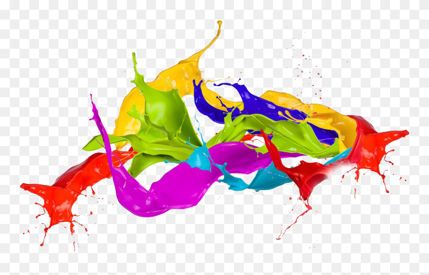 Color Holi Clip Art - Transparent Holi Splash Png