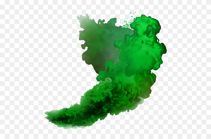 Smoke Png - Transparent Background Green Smoke Png Clipart