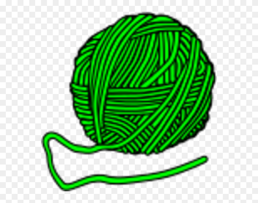 Wool Coloured - Yarn Black And White Clipart