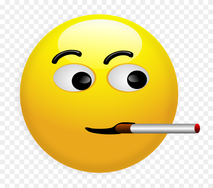Cigarette Smiley Clipart