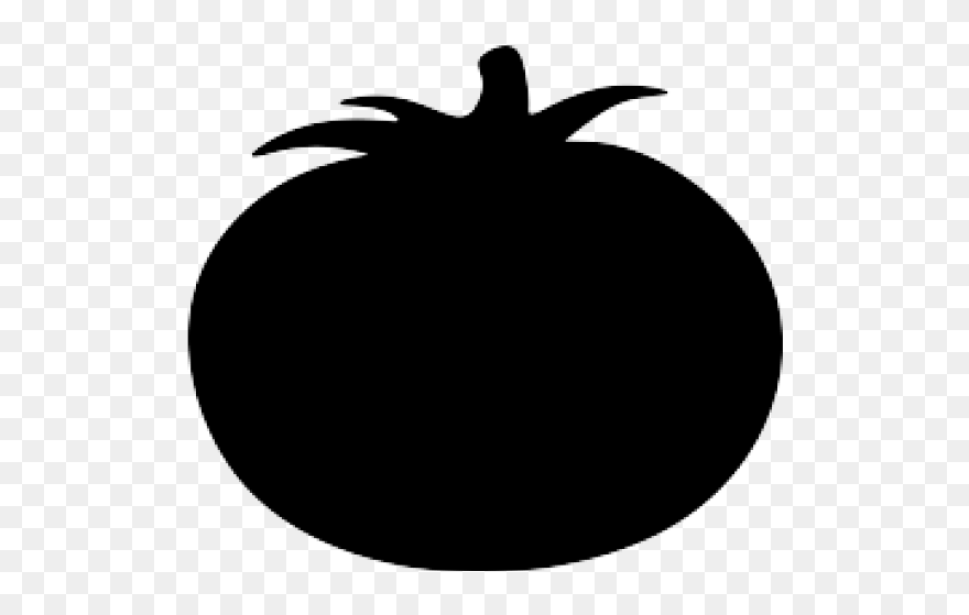 Tomato Png Black Clipart