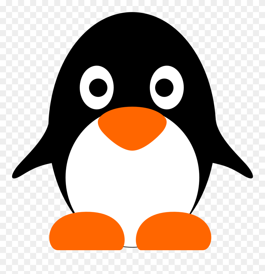 Penguin Clip Art - Penguin Clipart Simple - Png Download