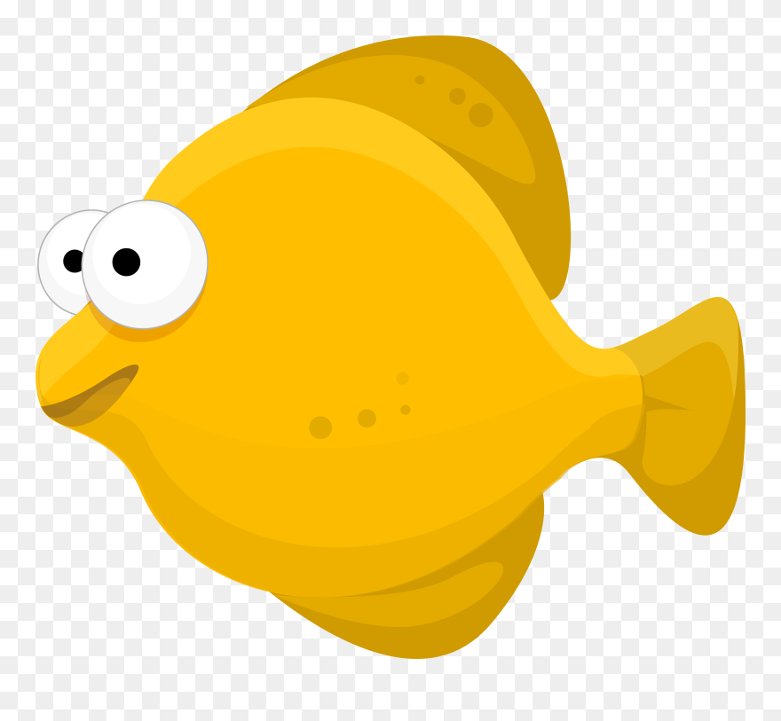 Fish Clipart Clip Black And White Library Emerging - Clipart Cartoon Fish Png Transparent Png