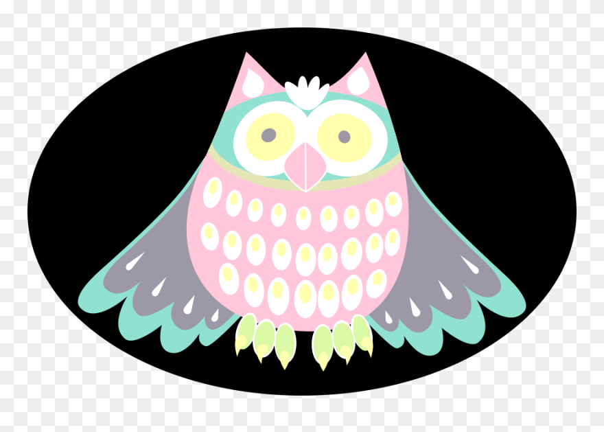 Petroglyph Spedis Owl Clipart, Vector Clip Art Online, - การ์ตูน ตก เค้า แมว - Png Download