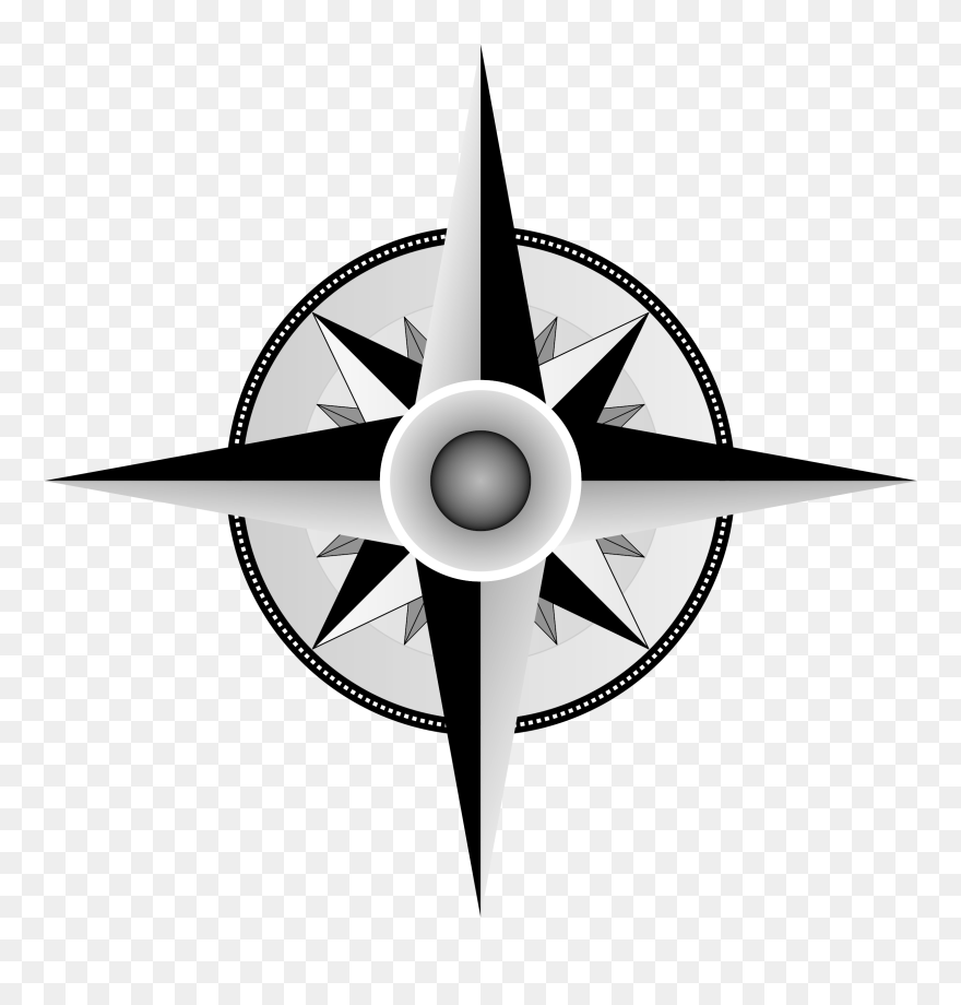 Png Compass Rose Clipart - Submarine Force Library And Museum Transparent Png