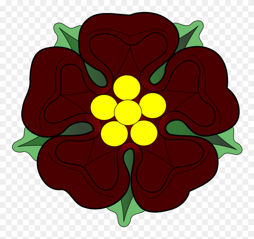 Official Tudor Rose Svg Clip Arts - Red Rose Battle Of Bosworth - Png Download