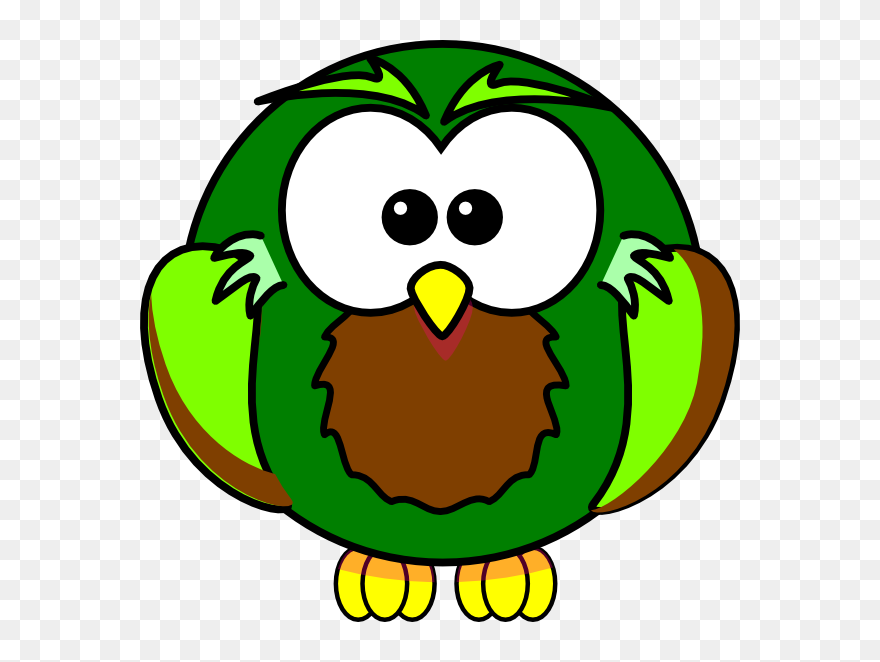 Owl Cartoon Coloring Pages Clipart
