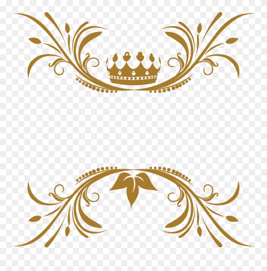 Gold Pattern Background Clipart - Gold Crown Clipart Png Transparent