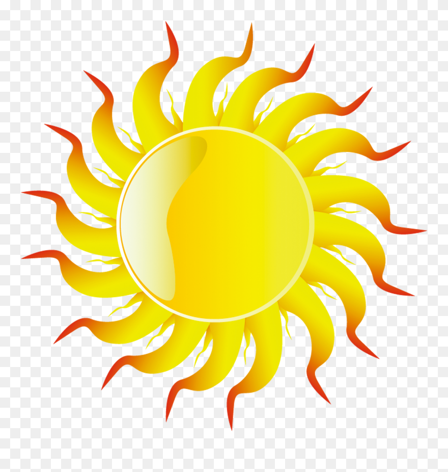 Sun Clip Art - Sun Vector - Png Download
