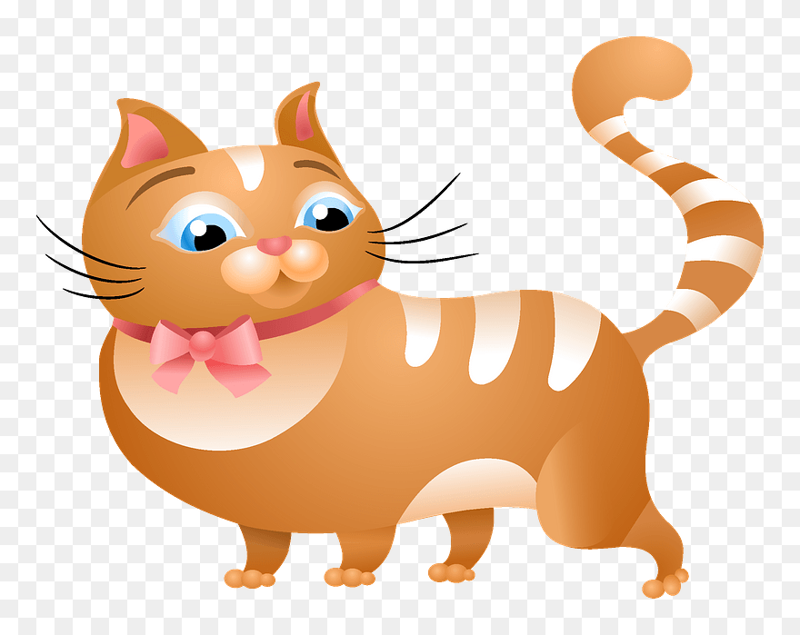 Cat Clipart - Cartoon - Png Download