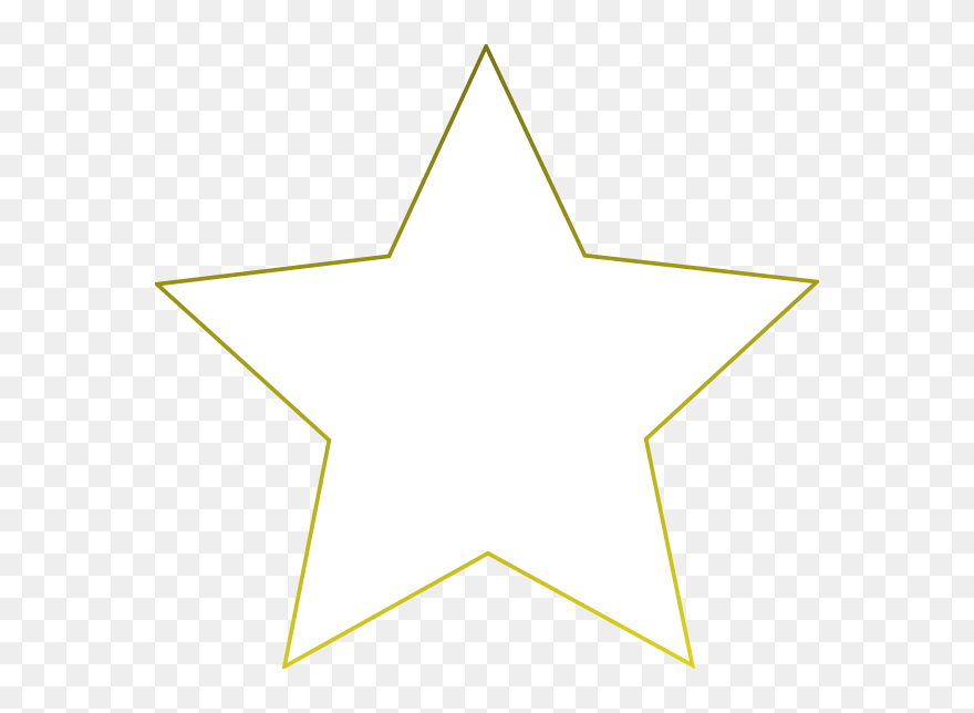 White Stars Clipart - Clipart White Star Transparent Background - Png Download