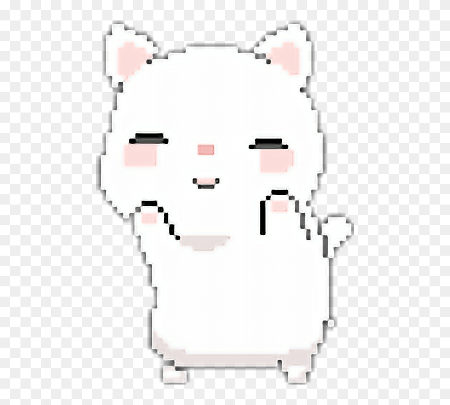 Anime Cat Clipart - Cat Cartoon Gif Png Transparent Png