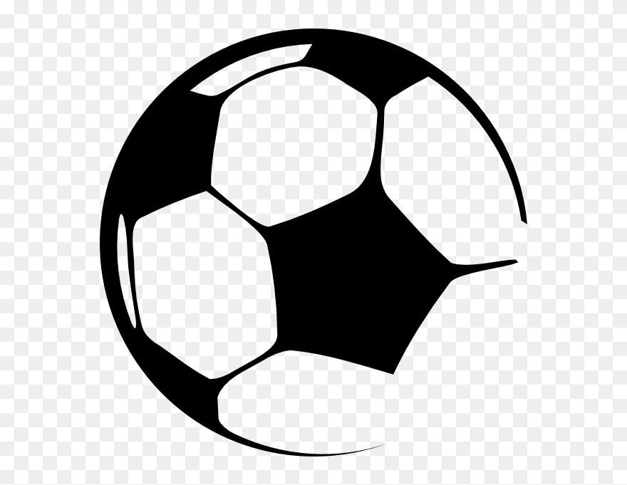 Soccer Ball Clipart Black And White - Vector Soccer Ball Png Transparent Png
