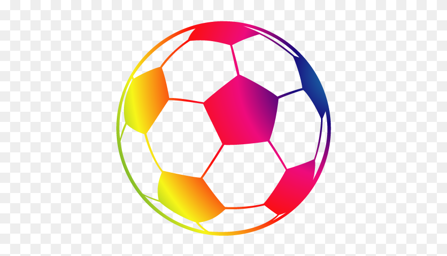 American Football Ball Clipart Picture Freeuse Library - Soccer Ball Colorful Png Transparent Png