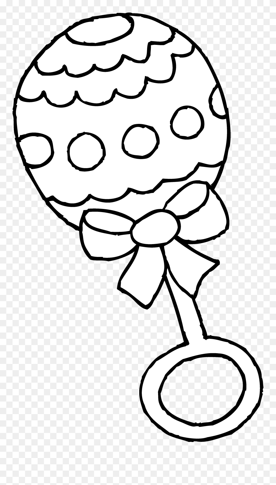 Download Transparent Baby Clip Art Baby Stuff Clipart Black And White