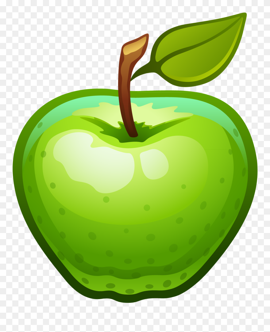 Free Transparent Apple Cliparts, Download Free Clip - Green Apple Clipart Png