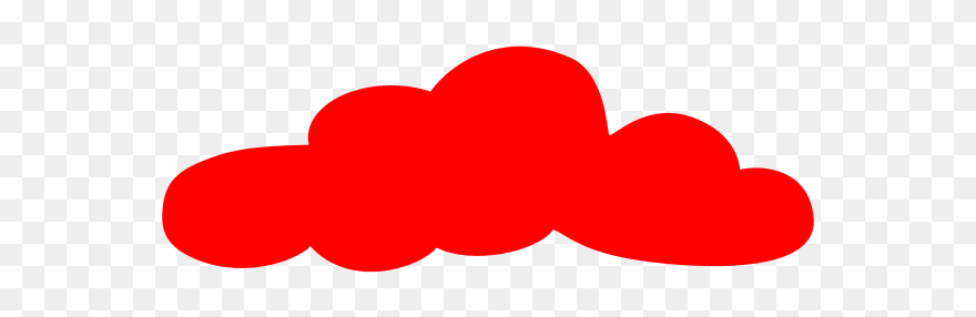 Red Cloud Clipart - Png Download