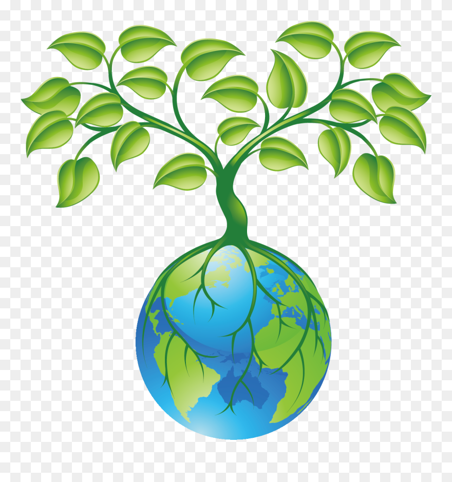 Root Plant Tree Clip Art - Related To Earth Day - Png Download