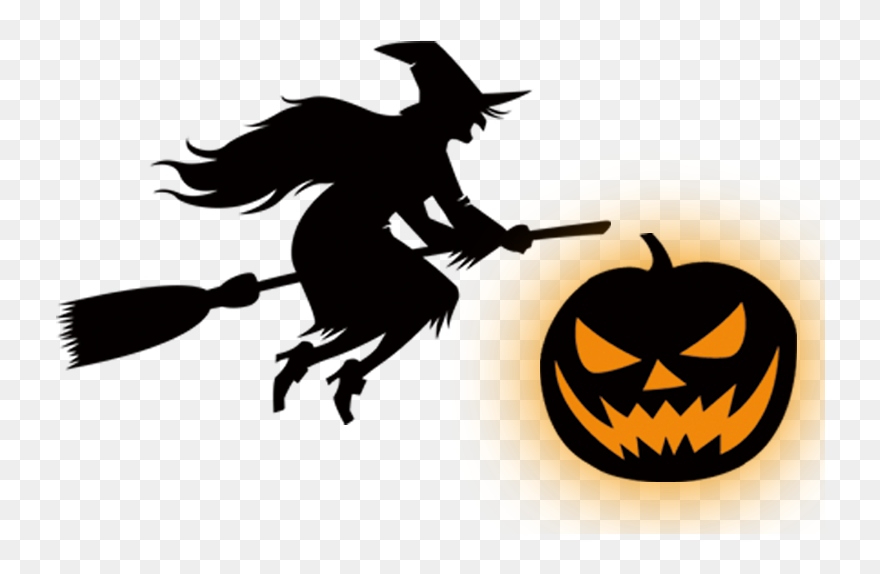 Witchs Broom Witchcraft Clip Art - Happy Halloween Halloween Png Transparent Png