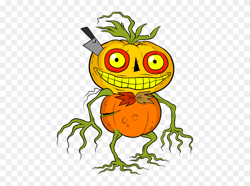 Patterned Pumpkin Clipart Jpg Transparent Download - Cartoon - Png Download