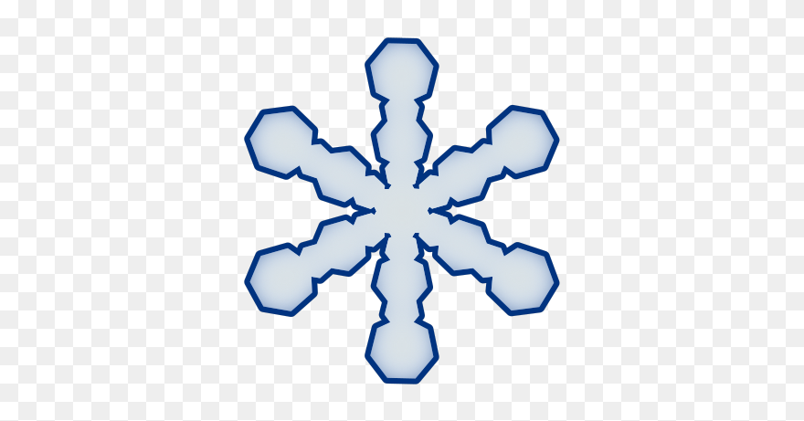 Free Clip Art "snowflake - Snowflake Do A Dot - Png Download