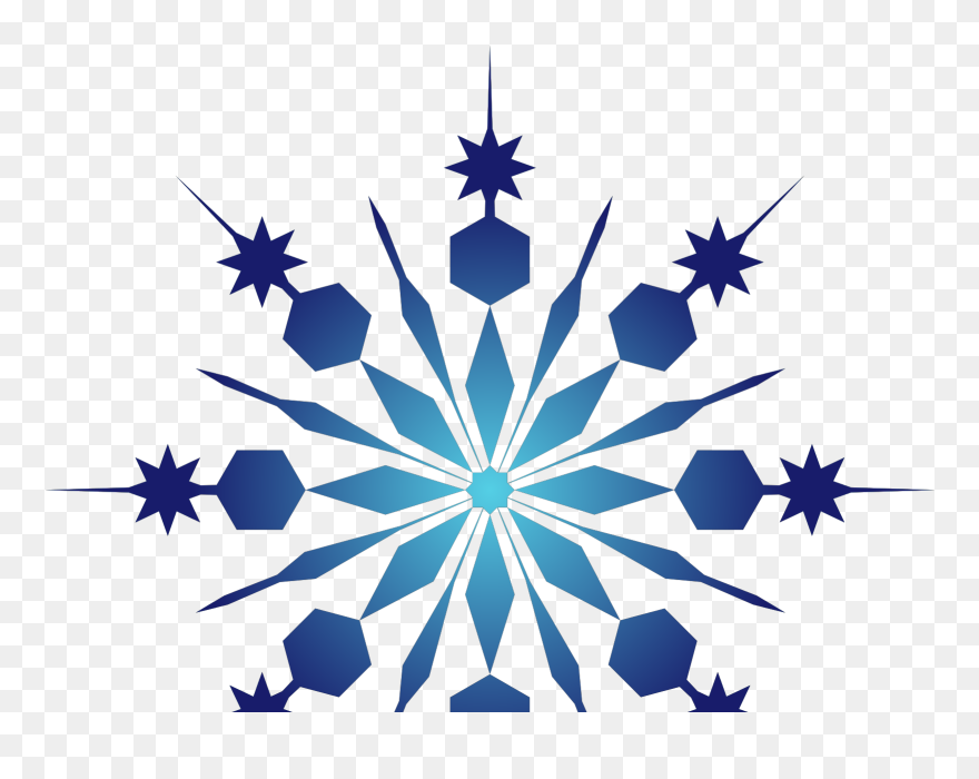 Transparent Background Snowflake Png Clipart