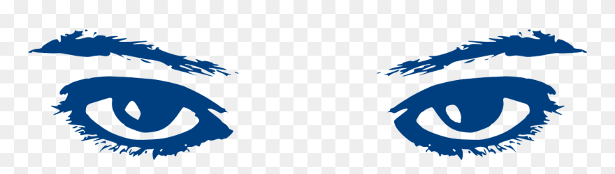 Man Eyebrows Clipart Transparent - Eyes Clip Art - Png Download