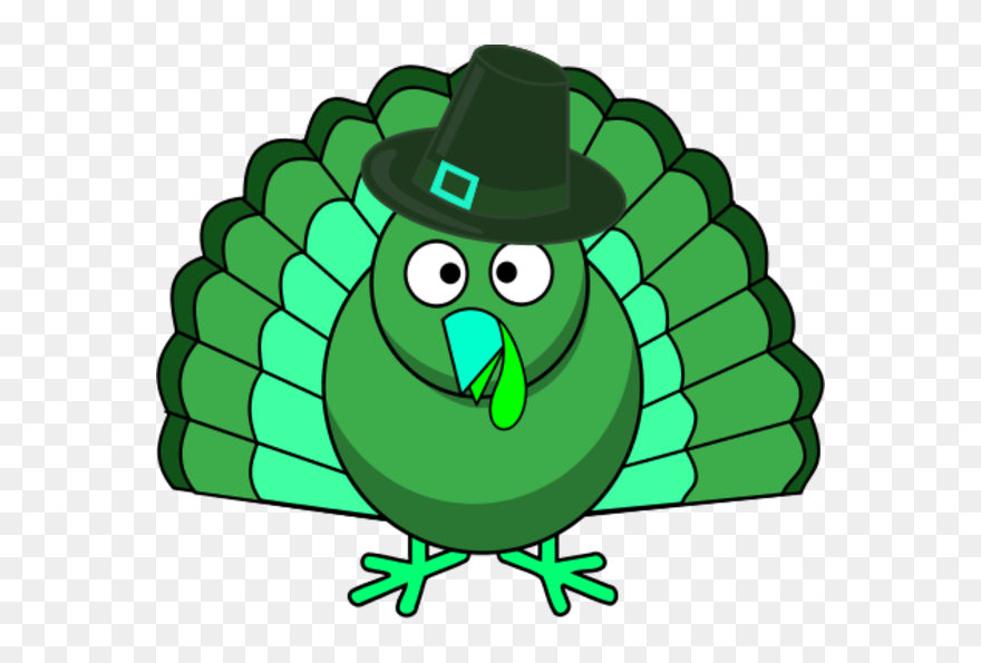Turkey Clipart Green - Turkey Clip Art - Png Download