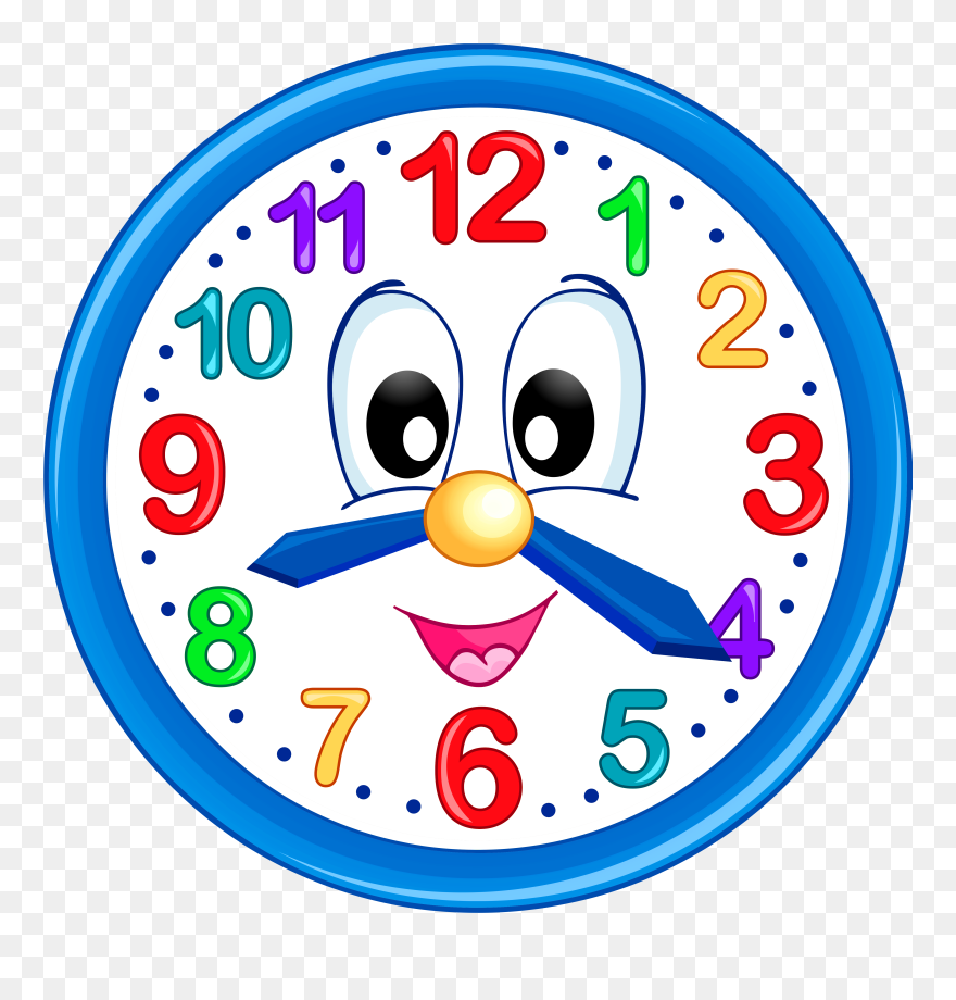 Cute Clock Png Clip Art - Clock Clipart For Kids Transparent Png