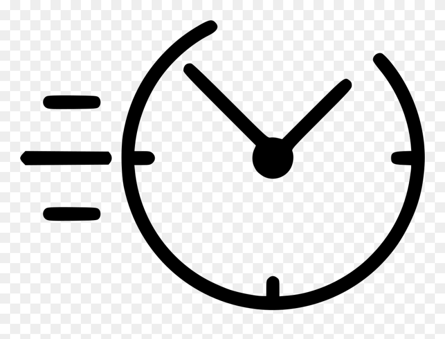 Svg Png Icon Free - Fast Clock Icon Png Clipart