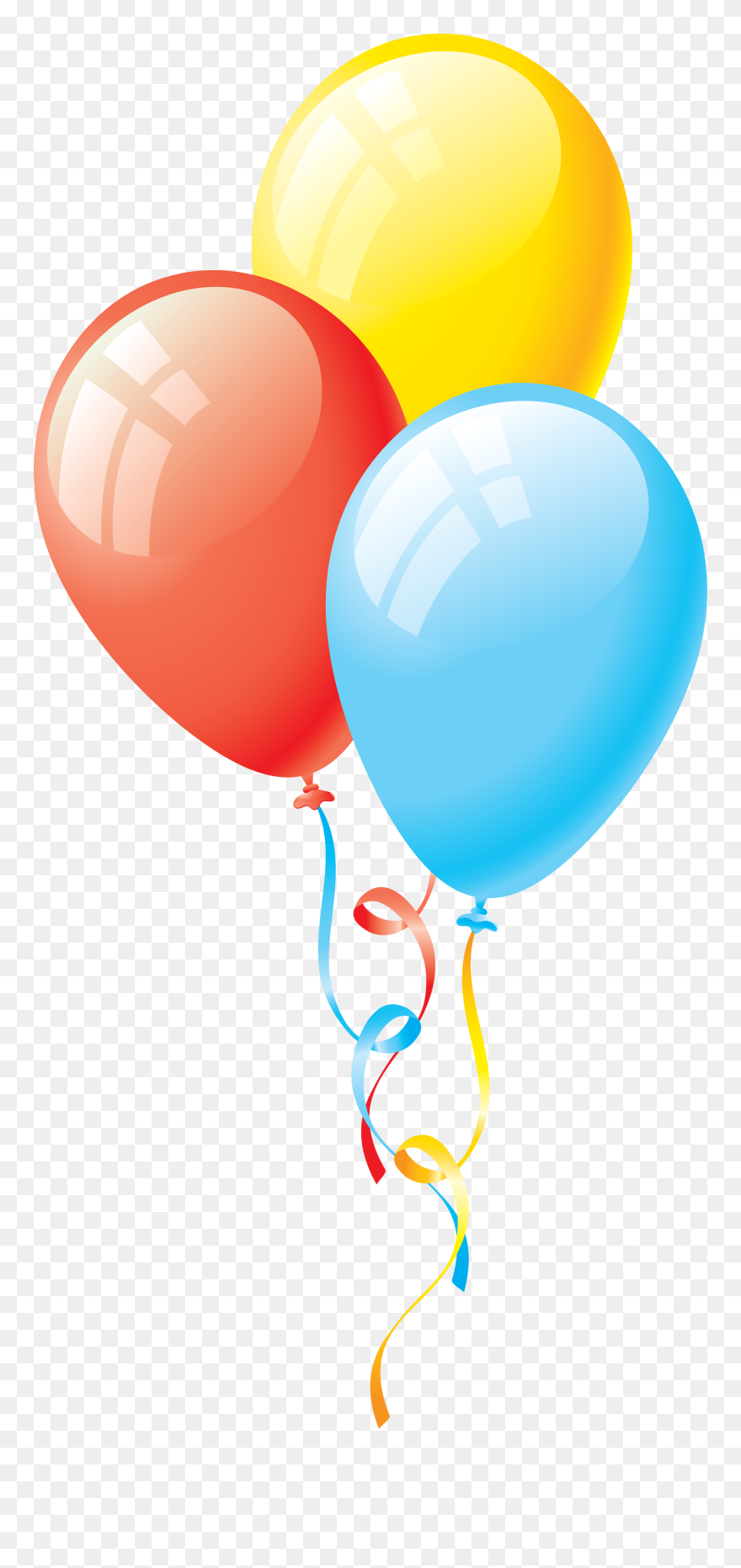 House With Balloons Clipart Clip Free Stock Balloon - Transparent Background Baloons Png