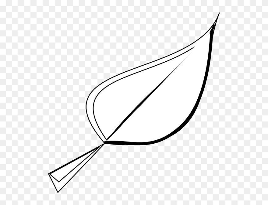 Thumb Image - Clip Art Flower And Leaves Black White - Png Download