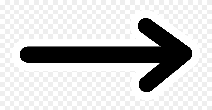 Balck Arrow Clipart, Explore Pictures - Clipart Arrow Line - Png Download