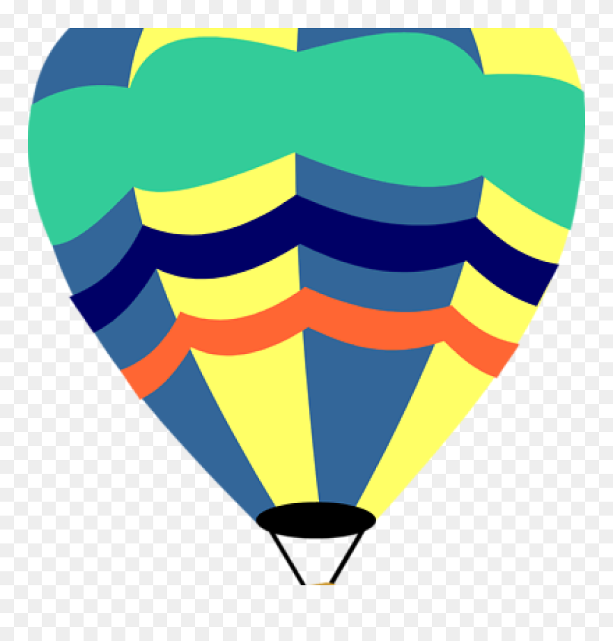 Hot Air Balloon Clipart Gold - Png Download