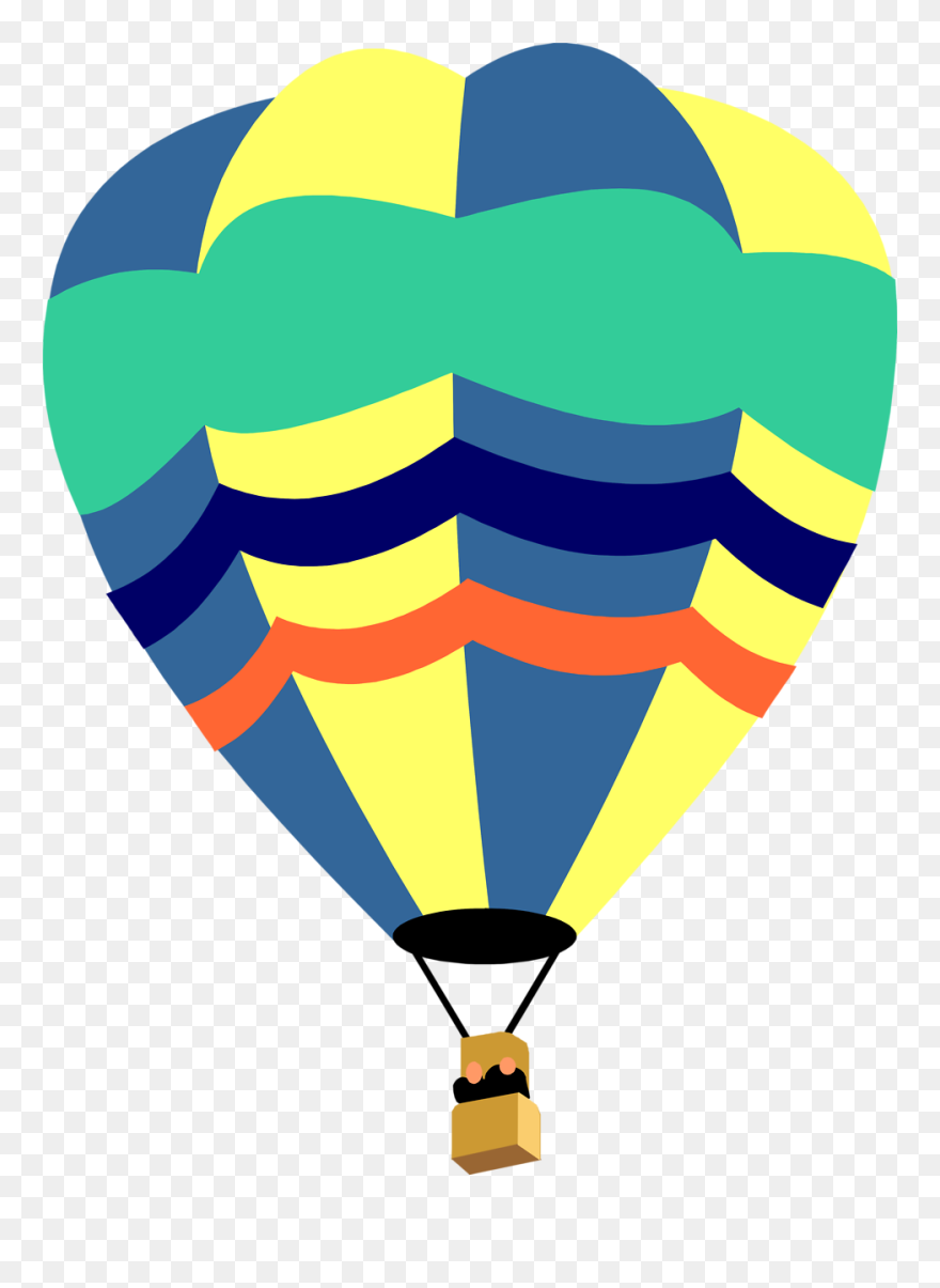 Hot Air Balloon Clip Art Png - Free Clip Art Hot Air Balloon Transparent Png