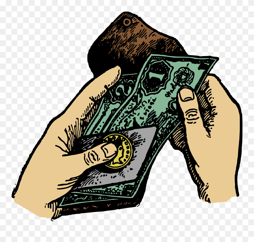 Money In Hand Clipart Transparent Clip Art Freeuse - Png Download