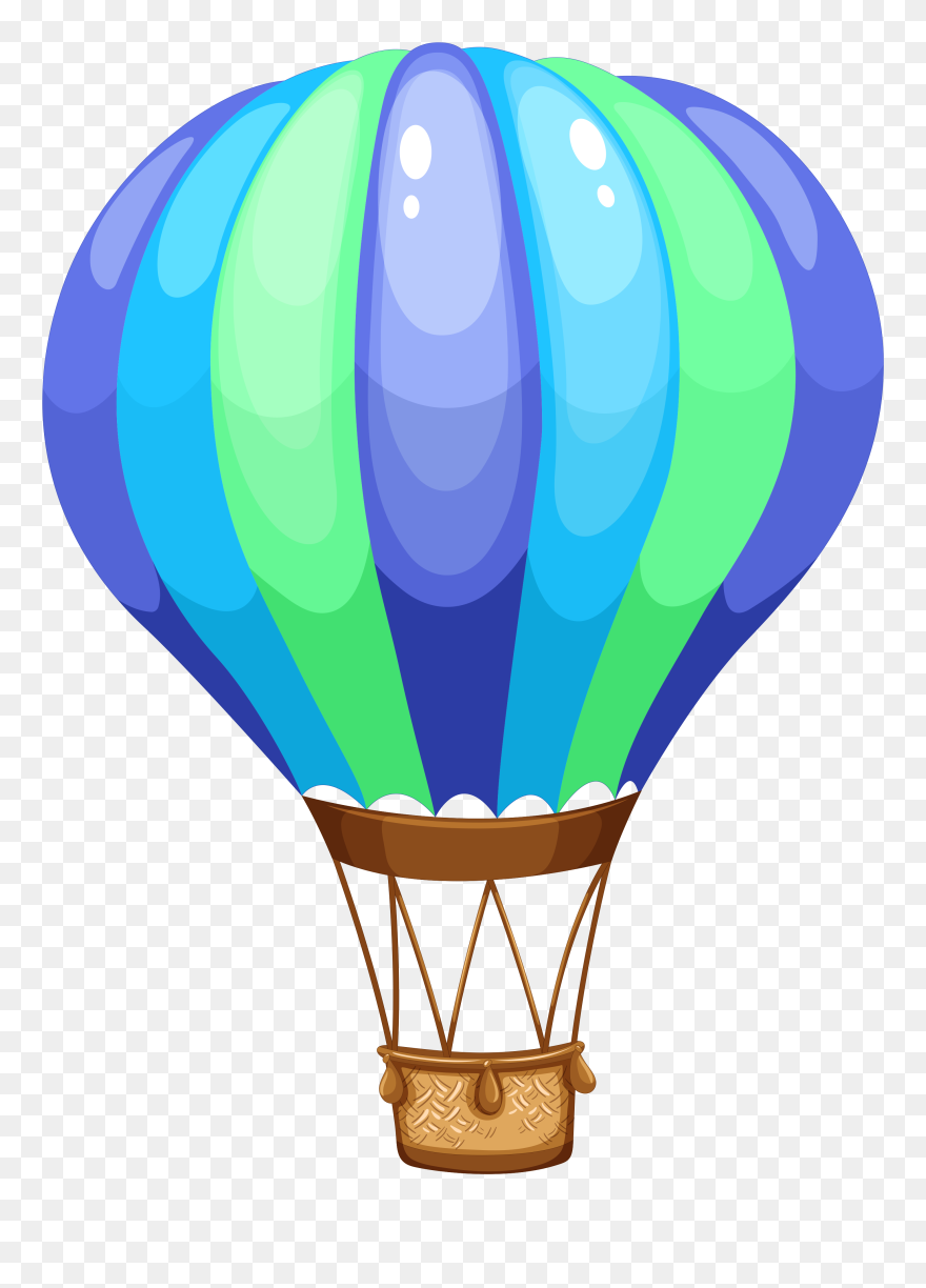 Cinderella Clipart Balloon - Cartoon Hot Air Balloon Clipart - Png Download