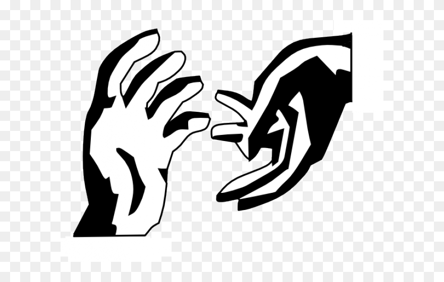 Transparent Hand Reaching Out Clipart - Helping Hands Clip Art - Png Download