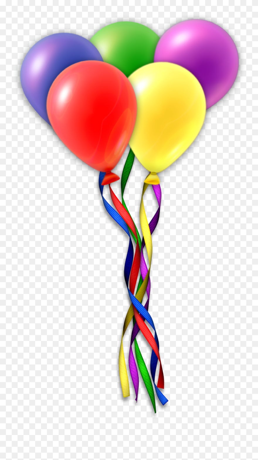 Birthday Cake Balloon Gift Clip Art - Happy Birthday Png Balloons Transparent Png