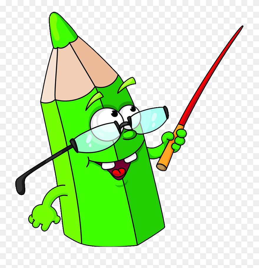 Pencil Drawing Clip Art - Cartoon Green Clipart Png Transparent Png