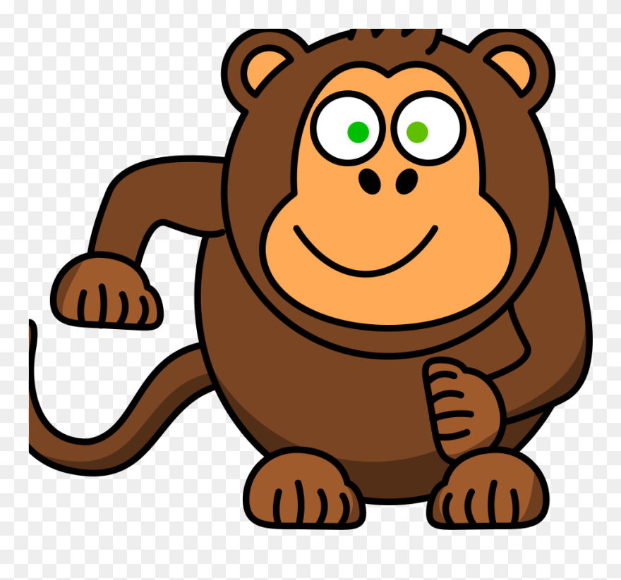 Monkey Svg Clip Arts - Sad Monkey Clipart - Png Download
