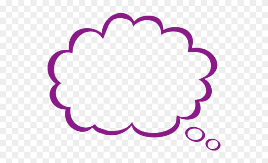Speech Clip Art Foam - Thought Cloud Transparent Background - Png Download