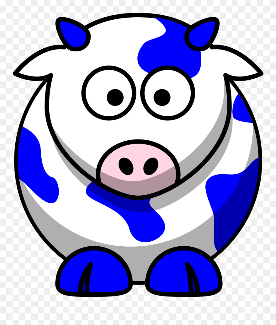Draw A Fat Cow Clipart