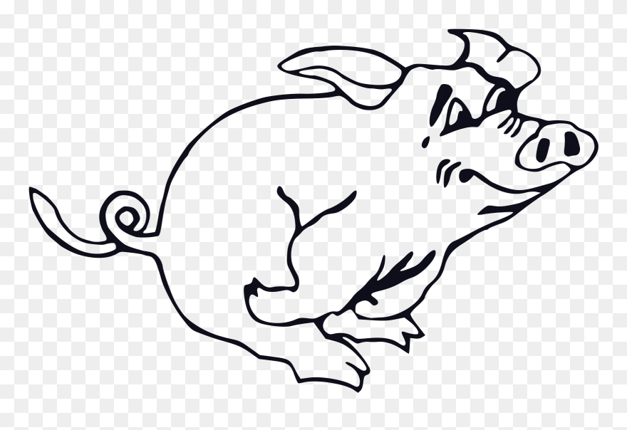 Snowball From Animal Farm Drawing Clipart