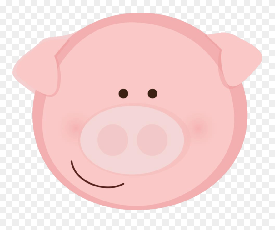 Pig Face Clipart - Cartoon - Png Download