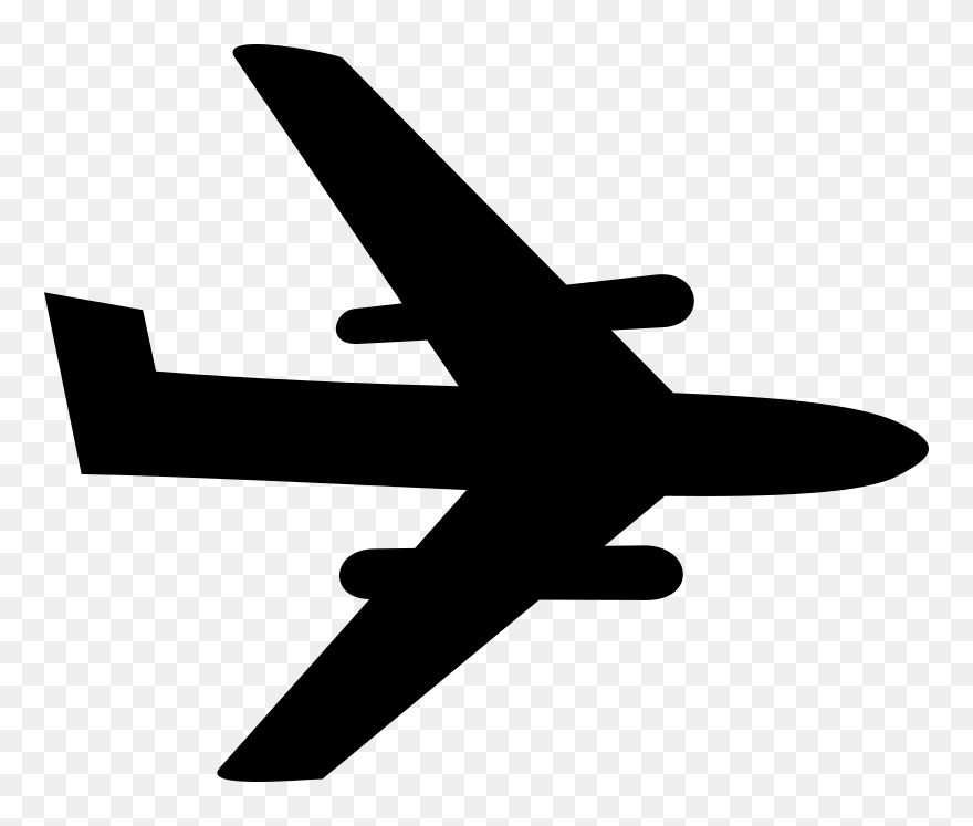 Simple Medium Image Png - Plane Clip Art Pdf Transparent Png