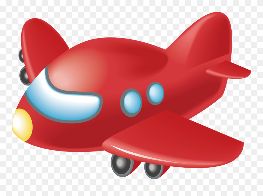 Car Clip Art Toy - Red Airplane Clipart Png Transparent Png