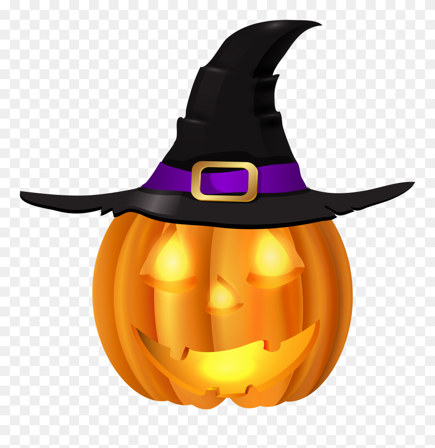 Pumpkin Owl Clipart Svg Transparent Library Halloween - Clip Art Halloween Pumpkin - Png Download