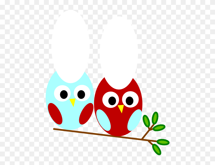 Owl Clipart Red - Transparent Background 1st Birthday Clipart - Png Download